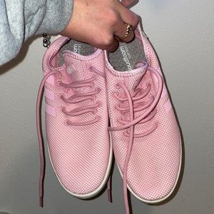 Pink adidas women cloud foam sneakers 8 1/2